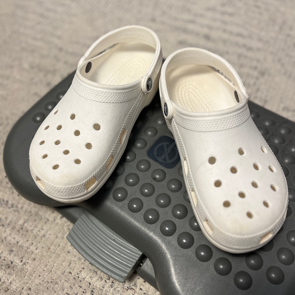 White Unisex Crocs